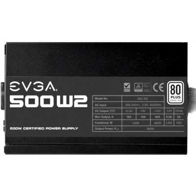 блок питания EVGA 500 W2 500W 100-W2-0500-K2