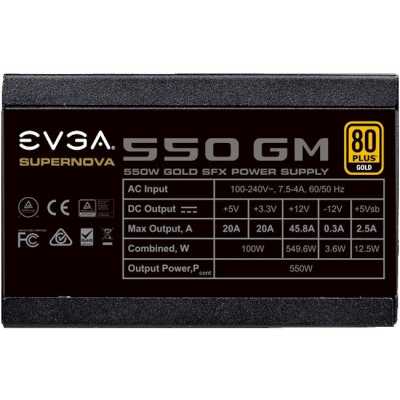 блок питания EVGA SuperNOVA 550 GM 550W 123-GM-0550-Y2