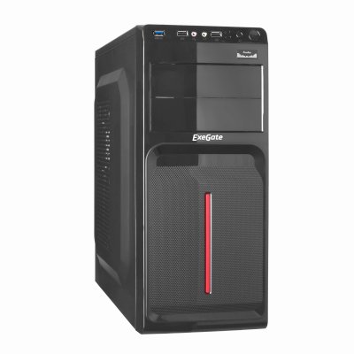корпус Exegate AB-221U Black без БП