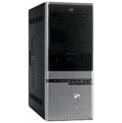 корпус Exegate CP-8126 Black-Silver 350W