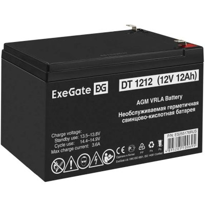Батарея для UPS Exegate DT 1212