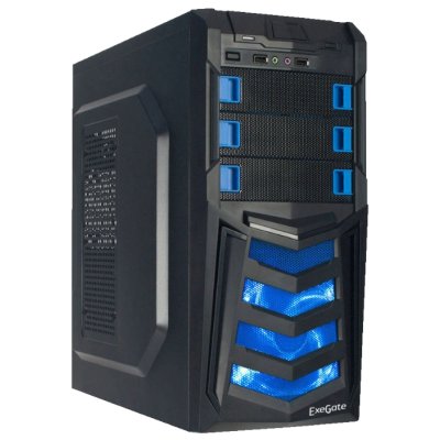 корпус Exegate EVO-7206 Black 500W