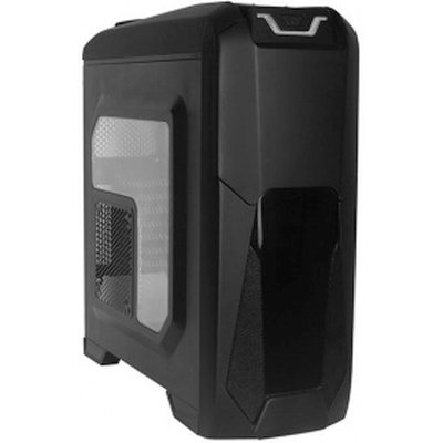 корпус Exegate EVO-8201 Black-Blue Light 600W