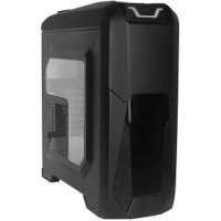 Корпус Exegate EVO-8201 Black-Blue Light без БП
