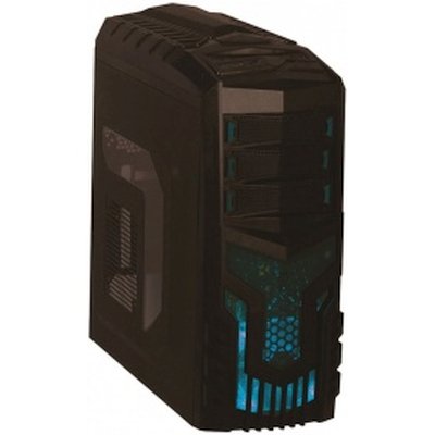 корпус Exegate EVO-8203 Black-Blue Light 600W