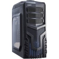 Корпус Exegate EVO-8203N Black-Blue Light 600W