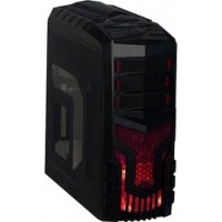 Корпус Exegate EVO-8204 Black-Red Light 700W