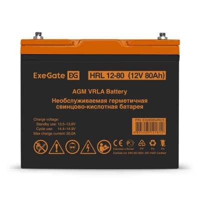 Батарея для UPS Exegate HRL 12-80