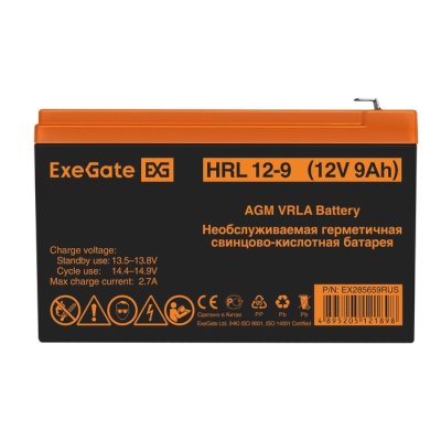 батарея для UPS Exegate HRL 12-9