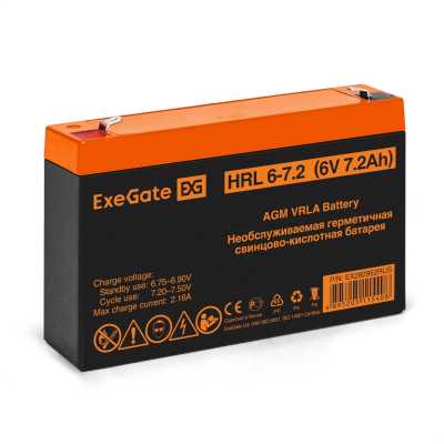 Батарея для UPS ExeGate HRL 6-7.2 EX282952RUS