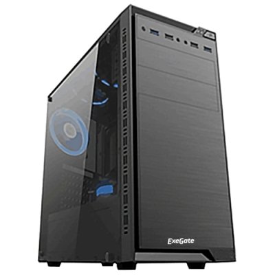 корпус Exegate QA-412U Black 600W