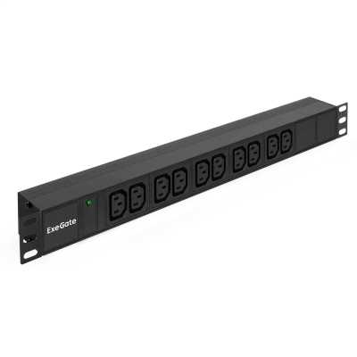 блок розеток ExeGate ServerPro PDU-19H003 Al-10C13-C14