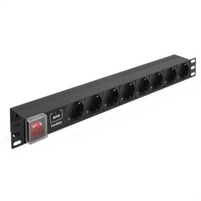 блок розеток ExeGate ServerPro PDU-19H807 Al-8S-EU2-SW-SPD1
