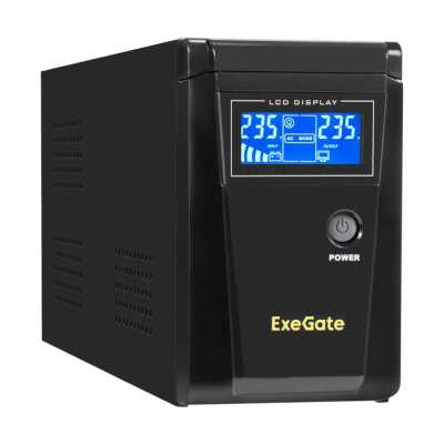 ИБП Exegate SineTower SZ-600.LCD.AVR.1SH