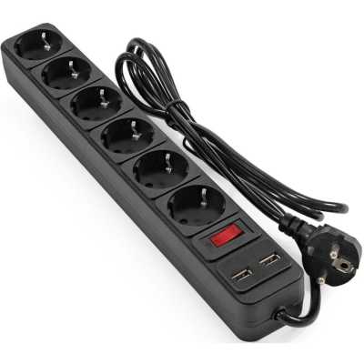 Сетевой фильтр Exegate SP-6-USB-1.8B