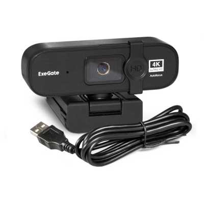 веб-камера Exegate Stream HD 4000 4K UHD T-Tripod