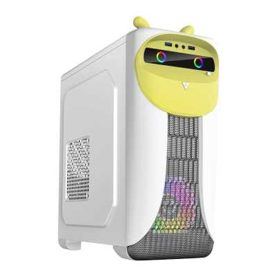 Корпус GameMax Cute OWL White-Yellow