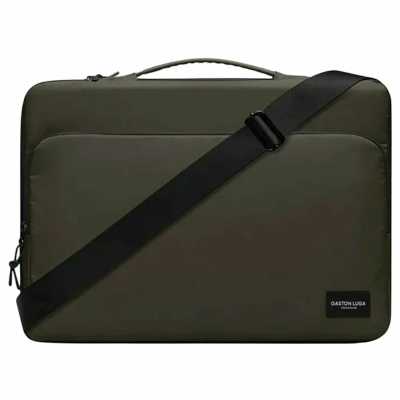 сумка Gaston Luga Dash Cushioned Briefcase Olive DSCBC16OL