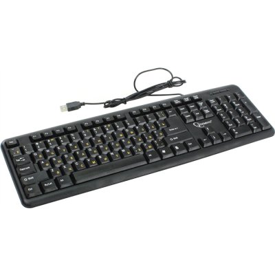 клавиатура Gembird KB-8320U-Ru-Lat-BL