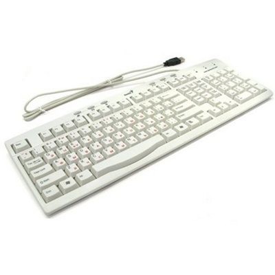 клавиатура Genius KB-200 White USB