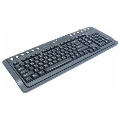 клавиатура Genius KB-220 USB Black Brown box