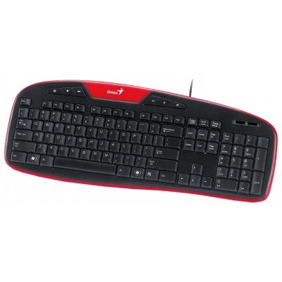 клавиатура Genius KB-M205 Black/Red PS/2