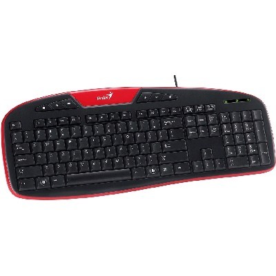 клавиатура Genius KB-M205 Black/Red USB