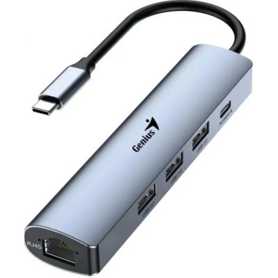 разветвитель USB Genius UH-545 Iron Grey