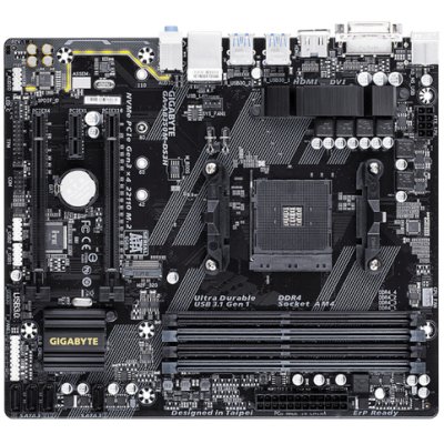 материнская плата GigaByte GA-AB350M-DS3H