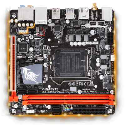 материнская плата GigaByte GA-B250N Phoenix-WIFI