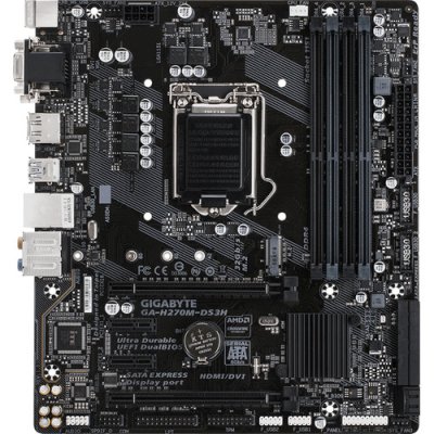 материнская плата GigaByte GA-H270M-DS3H