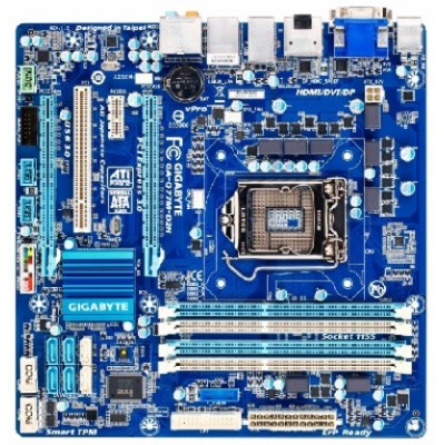 материнская плата GigaByte GA-Q77M-D2H