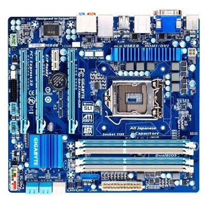 материнская плата GigaByte GA-Z77MX-D3H