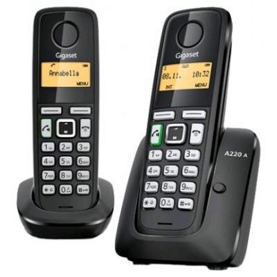 радиотелефон Gigaset A220A Duo Black