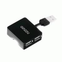 Разветвитель USB Ginzzu GR-414UB 4-port