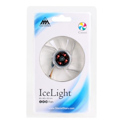 кулер GlacialTech GS8025-B IceLight LED CF-8025GSD0IC0001