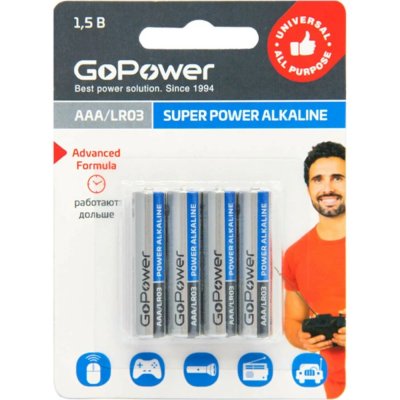 Батарейки GoPower 00-00015602