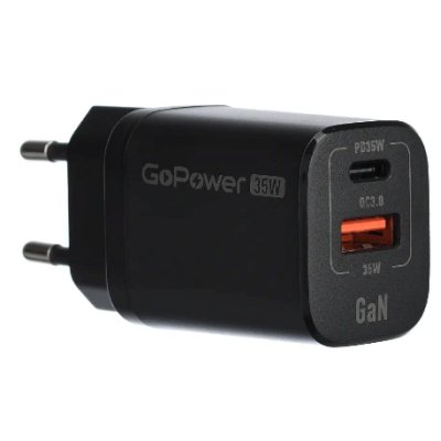 сетевое зарядное устройство GoPower GPQC09 00-00028403