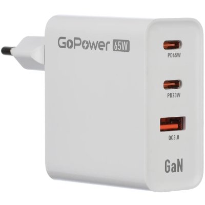 сетевое зарядное устройство GoPower GPQC10 00-00028405