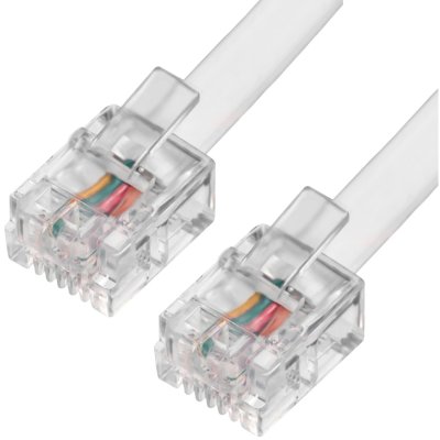 Кабель телефонный Greenconnect GCR-TP6P4C-3.0m