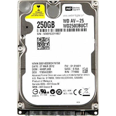 жесткий диск WD WD2500BUCT