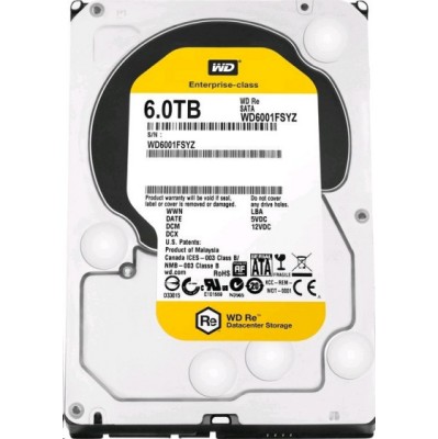 жесткий диск WD RE 6Tb WD6001FSYZ