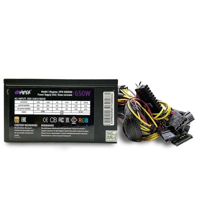 блок питания Hiper 650W HPB-650RGB