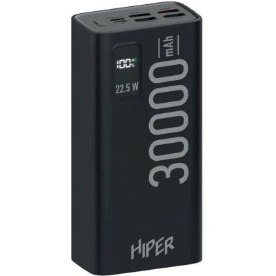 Внешний аккумулятор Hiper EP 30000 Black