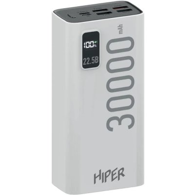Внешний аккумулятор Hiper EP 30000 White