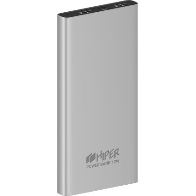 внешний аккумулятор Hiper Power Bank Metal10K Silver