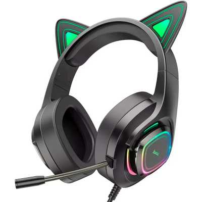Hoco W107 Cute Cat Black