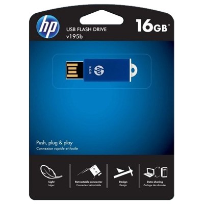 флешка HP 16GB USB Flash Drive V195B FDU16GBHPV195B-EF