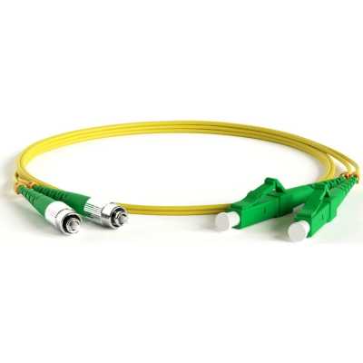 Патч-корд оптический Hyperline FC-D2-9-FC/AR-LC/AR-H-2M-LSZH-YL