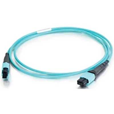 Патч-корд оптический Hyperline FHD-MC3-503-MPOM12/PS-MPOF12/PS-A-1M-LSZH-AQ